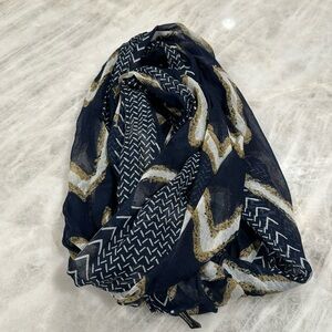 Navy infinity scarf